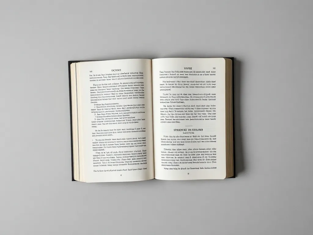 A top-down view of two open books lying next to each other o